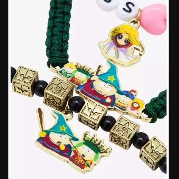 South Park Stick Of Truth Bracelet Set Cartman Kyle Stan Butters Princess Kenny - Picture 3 of 6